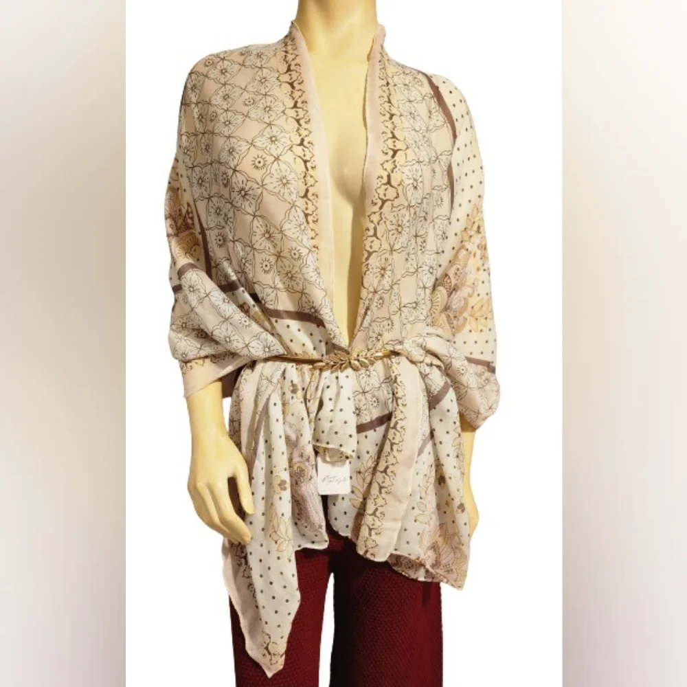 Free People Boho Scarf NWT Color Rose/Tyrie